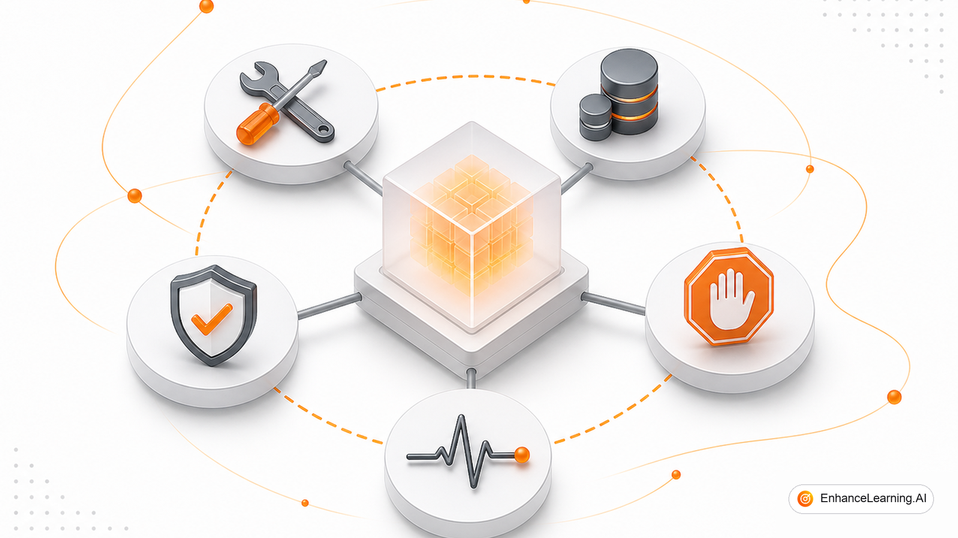 Harness Engineering for Reliable Agents — cover illustration | EnhanceLearning.AI Harness Engineering for Reliable Agents — cover illustration | EnhanceLearning.AI
